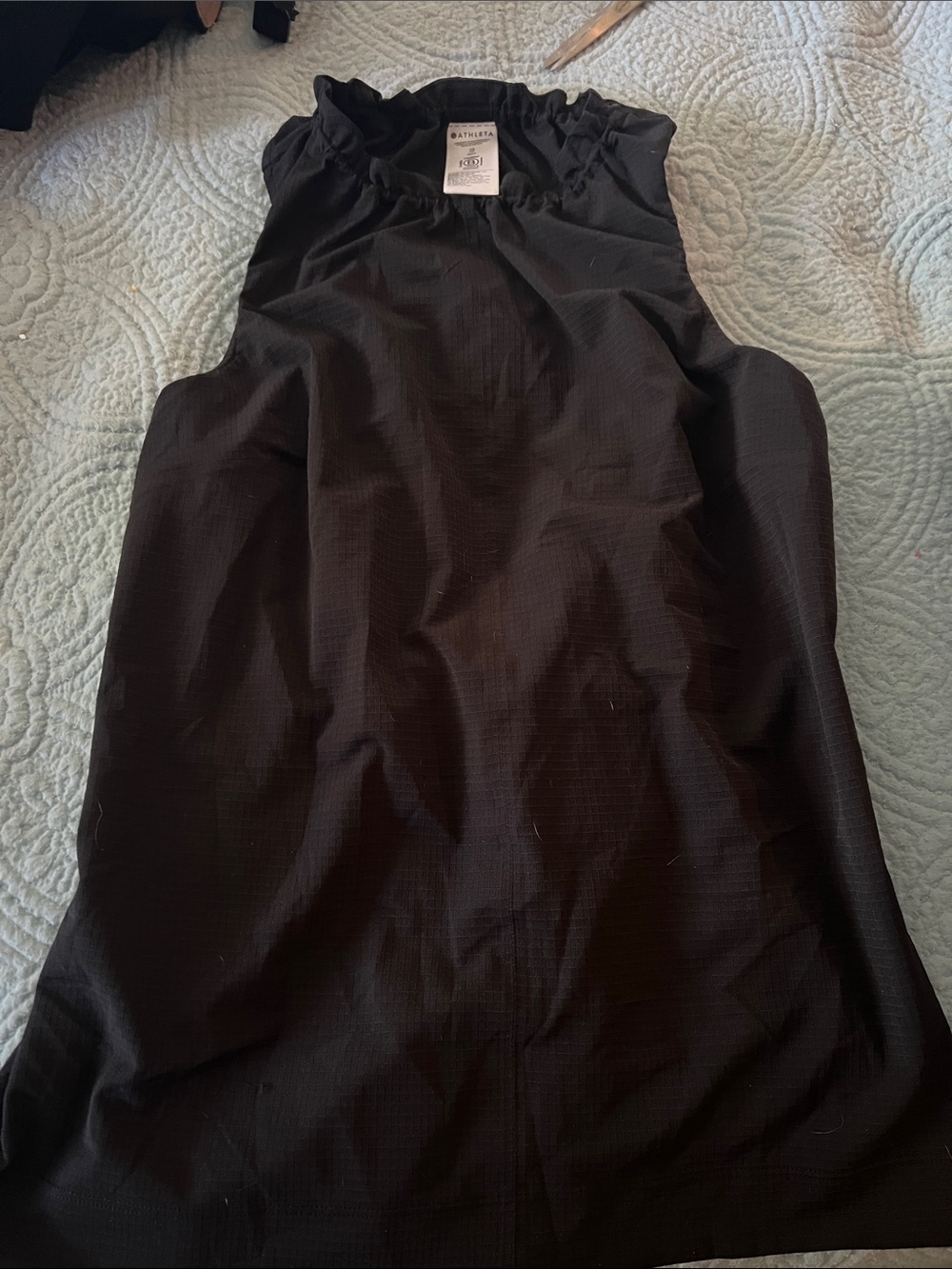 Athleta Black Lightweight Elastic-Waist Skirt